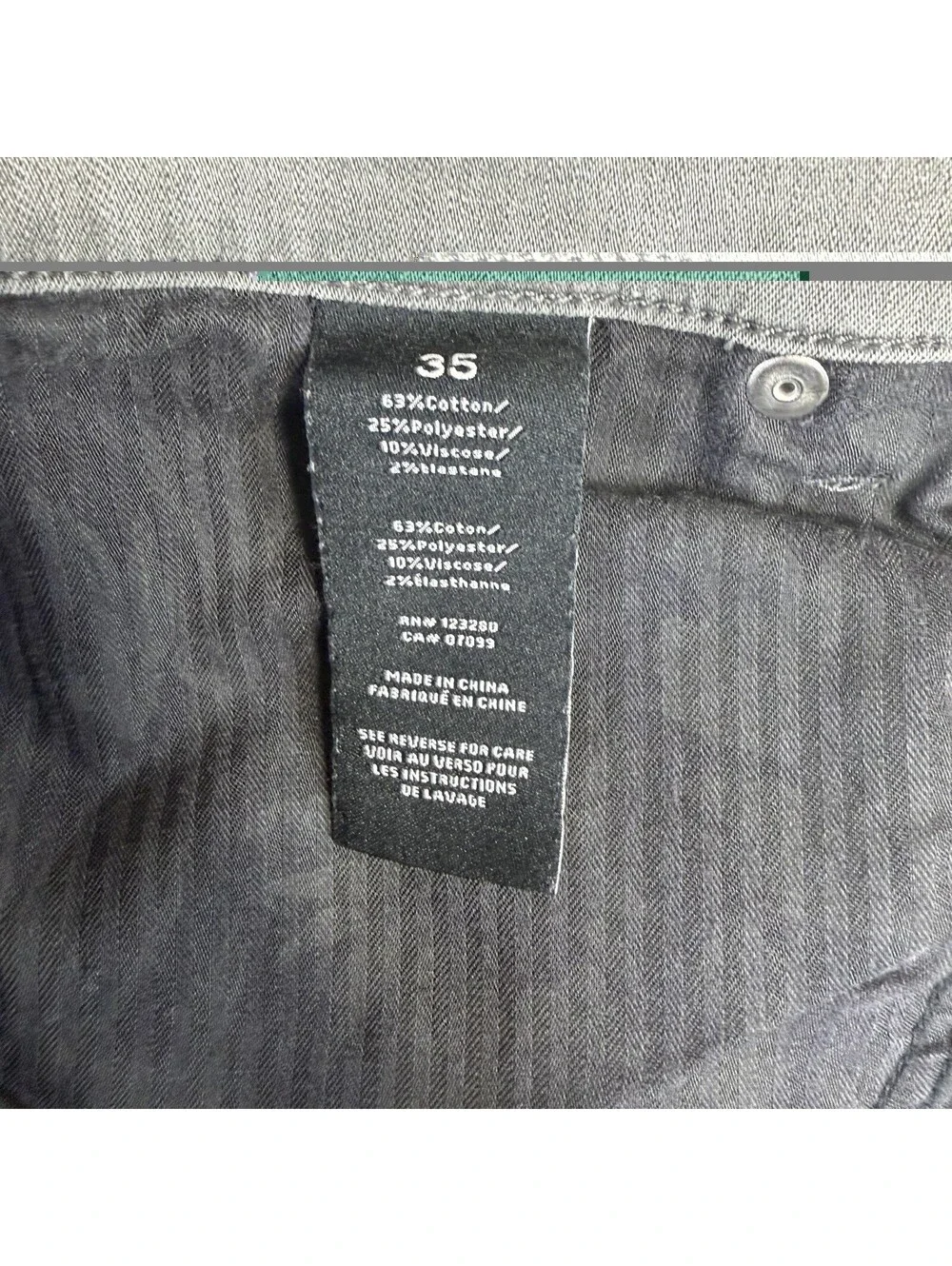 Travis Mathew Legacy Featherweight Jeans Mens 35x32 Gray Stretch Performance